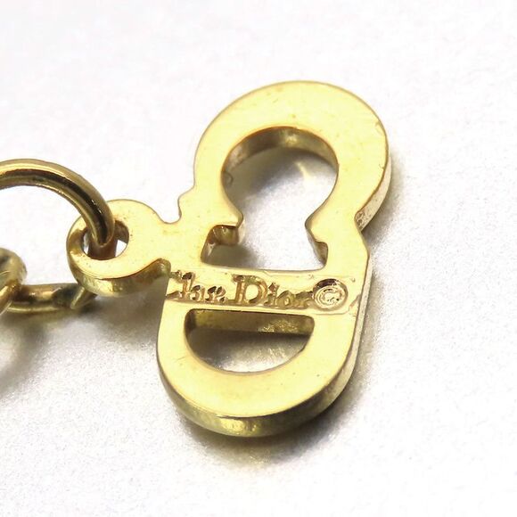 Christian Dior Gold Metal Necklace CD Logo - Picture 6 of 6